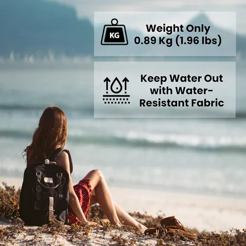 Miniatura 6 de Nordace Eclat Mochila de viaje inteligente para hombres y mujeres con puerto de carga USB, resistente al agua, portátil ligera y duradera para uso