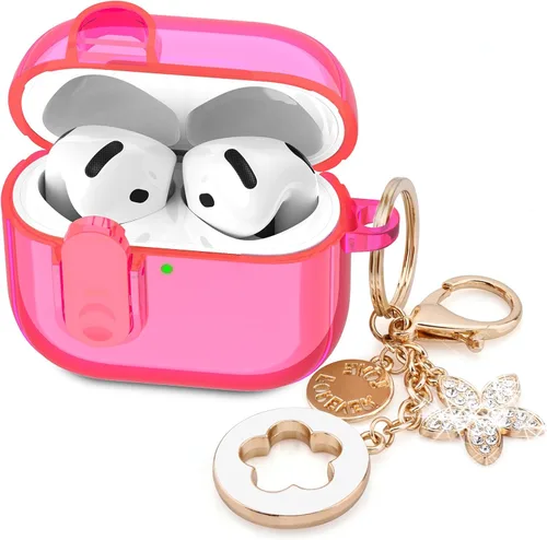 Miniatura 36 de Funda para Apple Airpods iPods Pro 3, fundas transparentes 2025 lindas mujeres, VISOOM Cute Air Pods Pro3 funda transparente para Airpods iPods Pro