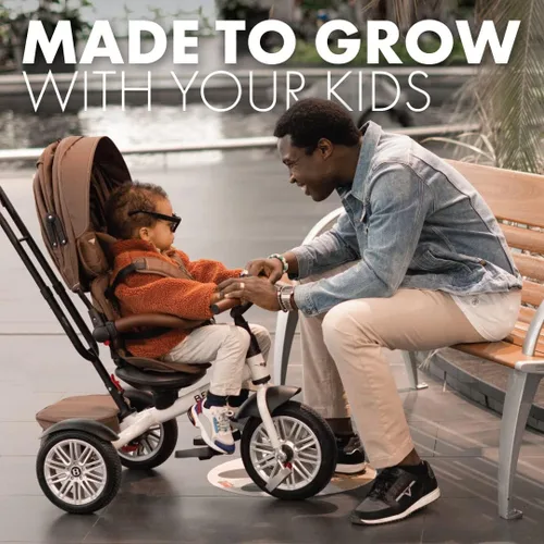 Miniatura 2 de Bentley Kids Trike, bicicleta para niños pequeños 6 en 1, con licencia oficial y diseñada por Bentley Motors Reino Unido; este triciclo de bebé a