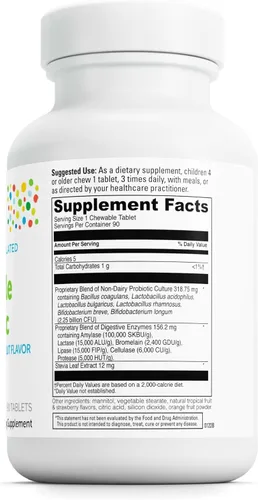 Miniatura 2 de Little DaVinci Kidbiotic masticable - Probióticos infantiles para apoyar la digestión, un intestino saludable, salud cerebral e inmunidad - Con