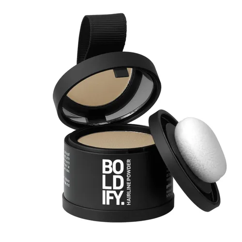 Miniatura 35 de BOLDIFY Polvo de línea del cabello (GRANDE, 10g) - Color de cabello para retoque de raíces para cobertura de canas - Polvo para el cabello que Negro