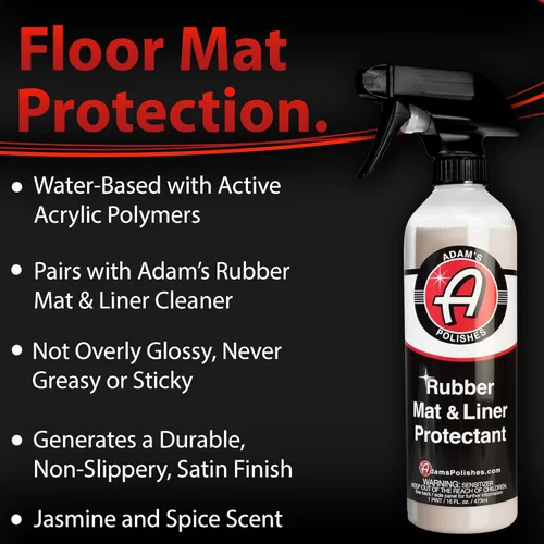 Miniatura 3 de Adam's Polishes Alfombrilla de goma y protector de forro (combo limpiador y protector)