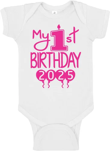 Miniatura 28 de Reaxion Traje de cuerpo entero hecho a mano para bebé niño y niña, mi primer cumpleaños 2024
