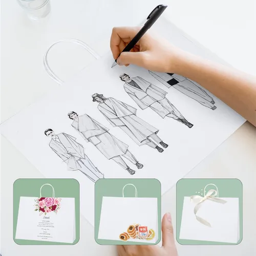 Miniatura 5 de Metronic - Bolsas de regalo de papel kraft con asas de 16 x 6 x 12 pulgadas, paquete de 6000 Para Navidad, recuerdos de fiesta de cumpleaños