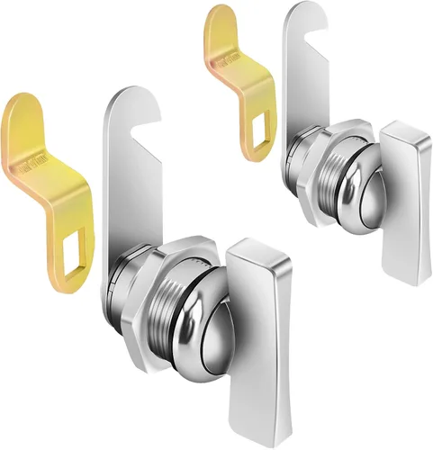Miniatura 8 de Cerradura de Leva Excéntrica Operada con el Pulgar, Cerraduras de Almacenamiento para RV de 1-3/8", 5 Piezas de Cerraduras para Gabinete, 5 Piezas