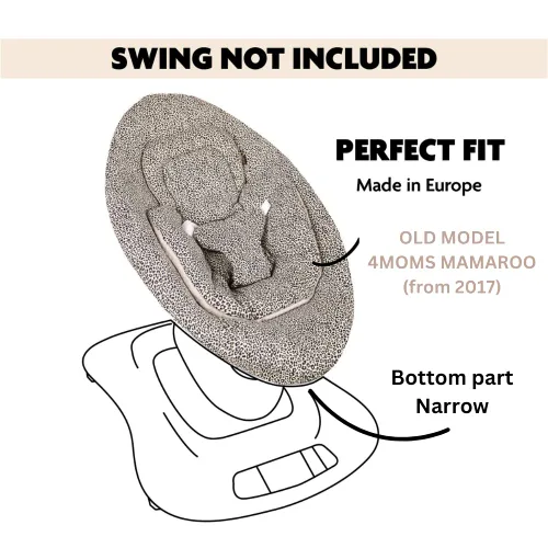 Miniatura 7 de UKJE Liner Baby Rocker Cover compatible con 4moms mamaRoo 4 Old Model Before 2022, funda para columpio de bebé, cubierta de gorila de columpio