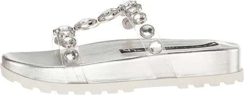 Miniatura 8 de Karl Lagerfeld Paris Women's Tori Jeweled Flatform Heeled Sandals