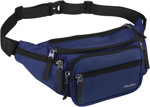 Miniatura 10 de ProCase Riñonera y Mochila de Cintura para Hombres y Mujeres, Bolsa de Cadera para Viaje, Senderismo, Correr y Deportes al Aire Libre