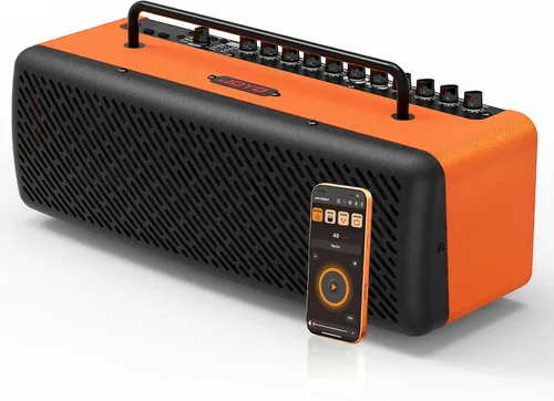 Miniatura 9 de JOYO Amplificador de Guitarra de Escritorio Portátil de 40W, Amplificador de Guitarra Combo Profesional, Transmisión en Vivo y Grabación con 8