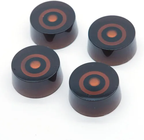 Miniatura 5 de Juego de 4 pomos de control de tono de volumen de velocidad para guitarra eléctrica, compatibles con Les Paul LP Style Electric Guitar Parts Parts