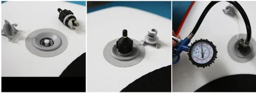 Miniatura 9 de VANZACK Adaptador de bomba SUP inflable, convertidor de bomba de aire, adaptador de válvula de aire, adaptador de bomba de aire para barco, conector