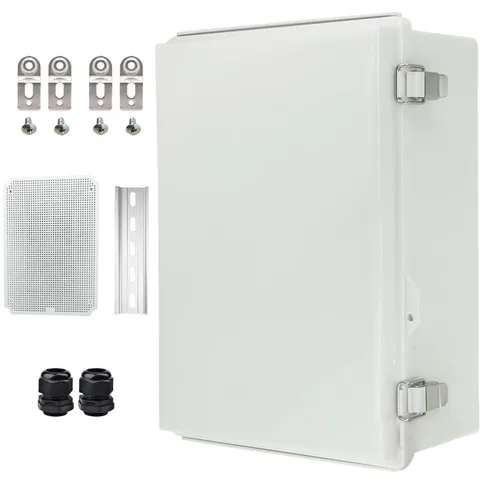 Miniatura 40 de Caja Eléctrica Impermeable para Exteriores Caja de Conexiones Resistente a la Intemperie IP67 Carcasa de Plástico ABS Caja de Proyecto