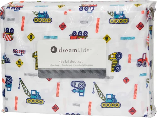 Miniatura 7 de Juego de sábanas tamaño individual para niños y niñas, sábanas para niños, linda sábana de cama, incluye sábana plana, ajustable y funda de Azul