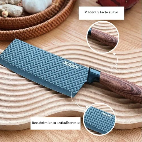 Miniatura 9 de Juego de Cuchillos, Wiztoynia Juego de Cuchillos de Cocina Negros de 6 Piezas para el Hogar, Juego de Cuchillos de Chef Afilados de Acero Inoxidable
