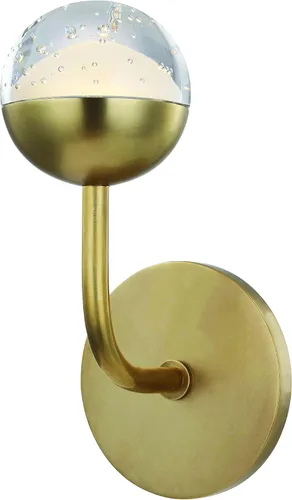 Miniatura 4 de Hudson Valley Lighting Soporte de baño LED 1241-PC, 1 luz, cromo pulido