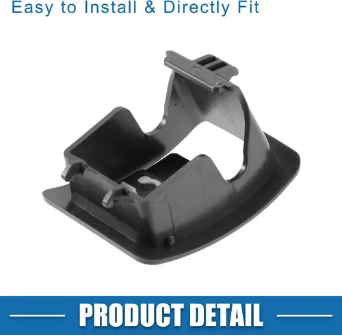 Miniatura 8 de Anclaje de asiento trasero infantil ISOFix cubierta A2059200513 para Mercedes Benz C300 C350 C200 C180 C400 C450 C43 AMG C63 AMG W205 2015-2020 negro