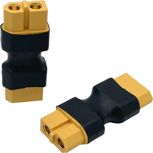 Miniatura 5 de Paquete de 4 conectores XT60 hembra a hembra sin adaptador de cable, adaptador de conector XT60 para RC FPV Car Plane Drone LiPo batería