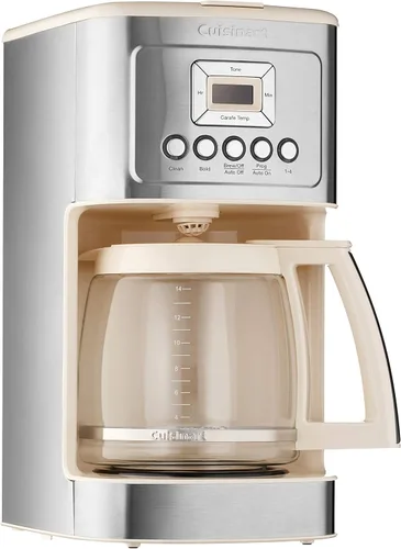 Miniatura 2 de Cuisinart - Cafetera con jarra de vidrio de 14 tazas, totalmente automática, con control de intensidad de preparación y ajuste de 1-4 tazas, acero
