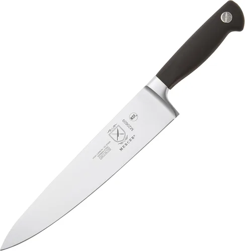 Miniatura 27 de Mercer Culinary M21076 Genesis Cuchillo de chef de 6 pulgadas con respaldo corto, negro