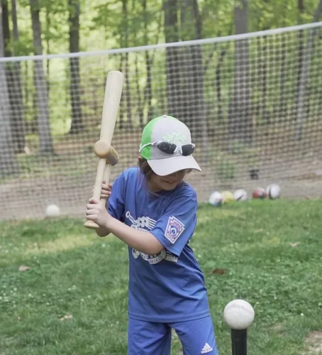 Miniatura 4 de Bate de entrenamiento de secuencia deportiva sin errores, entrenador de béisbol de dos manos para control de swing y barril, ideal para jugadores