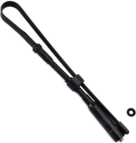 TWAYRDIO Antena táctica CS hembra SMA 18.7 pulgadas plegable 144/430MHz 2M/70CM Antena de radio bidireccional para Baofeng UV-5R Series BF-888S GT-3