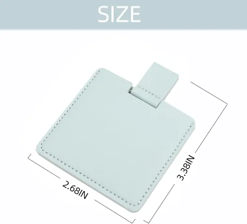 Miniatura 3 de Espejo compacto pequeño para bolso, mini espejo de viaje, maquillaje de mano, espejo plegable portátil, espejo de viaje cosmético de bolsillo