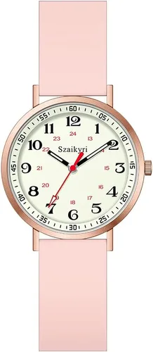 Miniatura 13 de Szaikyri Relojes de enfermera para mujeres, profesionales médicos, estudiantes con esfera de hora militar luminosa y fácil de leer, reloj deportivo