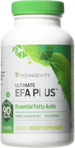 Miniatura 4 de Youngevity Ultimate EFA Plus – Ácidos grasos esenciales, 90 geles blandos – Fórmula equilibrada de aceite de pescado para un estilo de vida