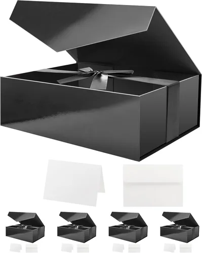 Miniatura 15 de HAPPY POTATO Caja de regalo grande con tapa y cinta, caja de propuesta de padrino, caja de regalo magnética para regalos