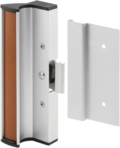 Miniatura 3 de Prime-Line C 1058 - Manija para puerta corrediza de patio de 3-15/16 pulgadas, color negro, estilo embutido (paquete individual)