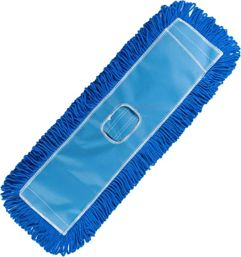 Miniatura 37 de Matthew Cleaning - Cabezales de repuesto lavables de algodón de resistencia industrial de 24 pulgadas para uso residencial y comercial, ajuste a Azul