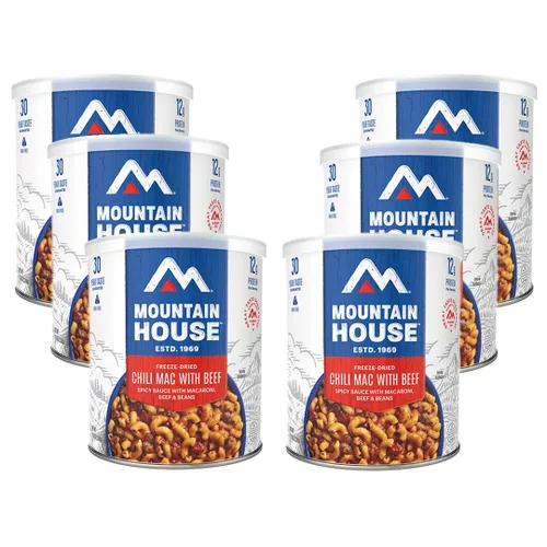 Miniatura 16 de Mountain House Fettuccine Alfredo liofilizado con pollo #10 lata – 9 porciones por lata – Alimento enlatado de supervivencia de emergencia