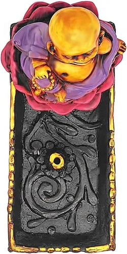 Miniatura 5 de Baby Lotus Buddha - Soporte para incienso – Quemadores de palo, meditación, figura de budismo, accesorio de humo, aromaterapia, decoración