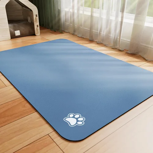Miniatura 26 de HotLive Tapete de Comida para Perros - Tapete Absorbente para Gatos para Comida y Agua, Tapete para Tazón de Alimentación de Mascotas Sin Manchas