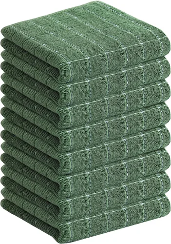 Miniatura 11 de Homaxy Paños de cocina 100% algodón de felpa, toallas de cocina ultra suaves y absorbentes para la cocina, adecuadas para secar y lavar platos