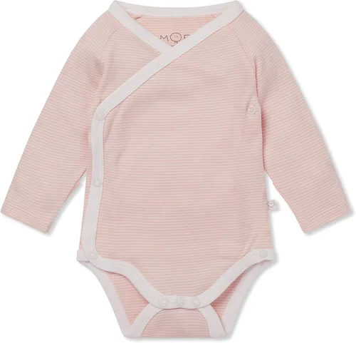 Miniatura 6 de MORI Body tipo kimono de manga larga para bebé para niños y niñas, transpirable, unisex, suave, con botones sin níquel
