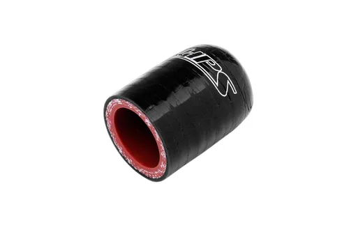 HPS 5/8" (16mm) Negro de alta temperatura 3 capas de silicona reforzada con tapa de refrigerante calentador de derivación, 1-5/8 pulgadas de