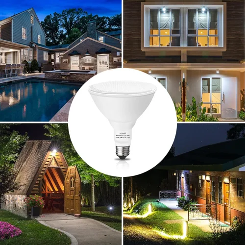 Miniatura 6 de PAR38 Bombillas LED de inundación para exteriores, paquete de 2 unidades, regulables 20 W (equivalente a 200 W) bombillas de inundación de base E26