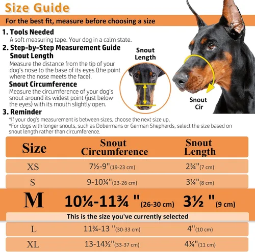 Miniatura 5 de BARKLESS Bozal para perro, bozal de cesta para morder, masticar y carroñar, cubierta de boca de jaula humana, perfecto para aseo y entrenamiento