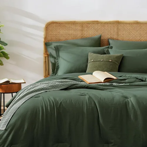 Miniatura 3 de WRENSONGE Juego de edredón individual - 5 piezas Bosque Profundo Cama individual en una bolsa, juego de cama individual XL para todas las estaciones