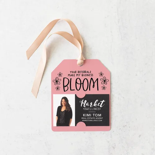 Miniatura 5 de Your Referrals Make My Business Bloom" Pop By Gift Tag 56-GT001
