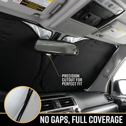 Miniatura 2 de Cubierta para parabrisas para BMW X1 E84 – Ajuste personalizado X1 E84 Accesorios 2016-2024 2025 Parasol plegable protección UV y escudo térmico