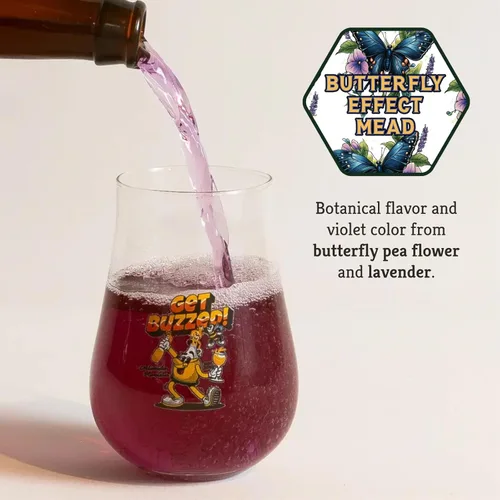 Miniatura 4 de Craft A Brew - Mead Maker's Choice - Kit de recetas de hidromiel con efecto mariposa - Ingredientes e instrucciones para la fermentación