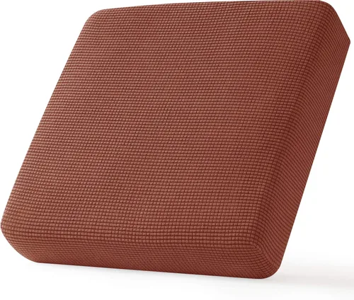 Miniatura 59 de CHUN YI - Funda elástica de cojín para sofá biplaza, funda de asiento de sofá con tela jacquard de elastano (mediana, color marfil blanco)