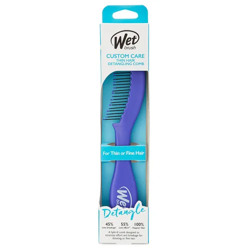 Miniatura 4 de Wet Brush Peine desenredante de cabello fino de cuidado personalizado morado