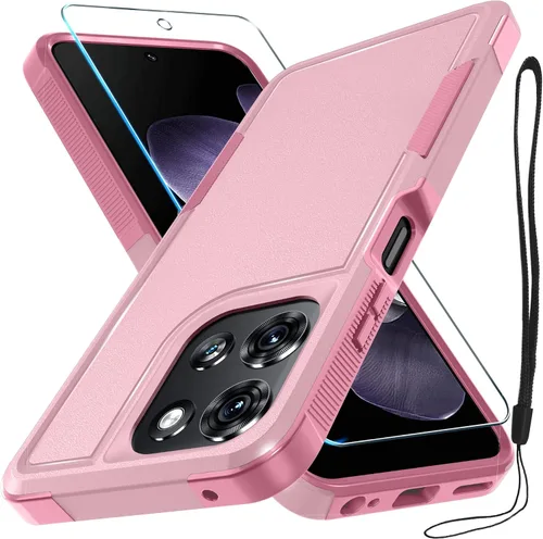 Miniatura 23 de Funda compatible con Moto G 5G 2024, cuerpo completo, resistente, resistente, a prueba de golpes, con correa de cordón, protector de pantalla