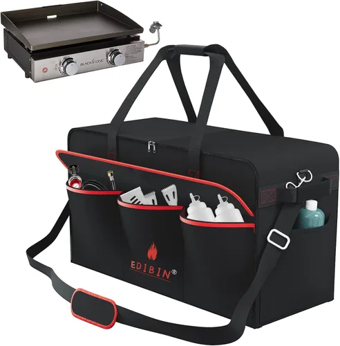 Miniatura 14 de Bolsa de Transporte para Plancha de 17 Pulgadas Compatible con Plancha de Mesa Blackstone 1814 de 17 pulgadas con Tapa, Compatible Exclusivamente