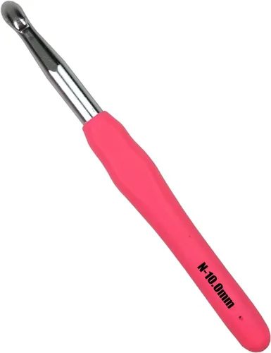 Miniatura 8 de Mdoker Ganchos de ganchillo extralargos, agarre ergonómico, mango suave para ganchillo hecho a mano, agujas de ganchillo para manos artríticas