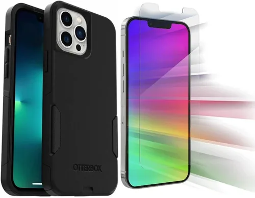 Miniatura 9 de OtterBox Commuter Series - Funda para iPhone 13 Pro Max (solo con protector de pantalla Zagg Glass Elite), embalaje no minorista, forma remachadora