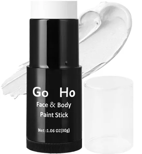 Miniatura 18 de Go Ho Barra de Pintura Facial Azul Mezclable en Crema (29.99 g), Pintura Corporal y Facial Azul Real de Cobertura Total para Adultos, Niños, Palo